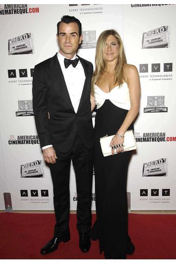 Justin Theroux et Jennifer Aniston en novembre 2012