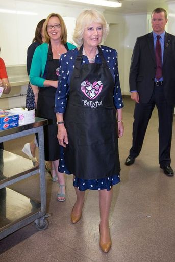 La duchesse de Cornouailles Camilla à Auckland, le 8 novembre 2015
