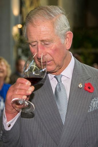 Le prince Charles à la Nahana Winery à Nelson, le 7 novembre 2015