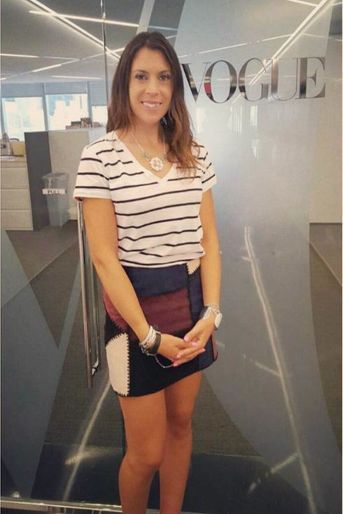 Marion Bartoli dans les locaux new-yorkais de Vogue il y a environ 4 semaines. Depuis 2013, l’ex-joueuse de tennis a perdu 13 kilos.