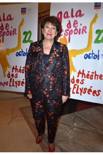 Roselyne Bachelot au Gala de l&#039;Espoir de la Ligue contre le cancer au Théâtre des Champs-Elysées à Paris le 22 octobre 2019