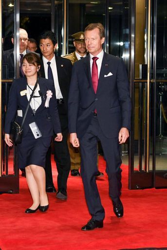 Le grand-duc Henri de Luxembourg, à Tokyo le 23 octobre 2019
