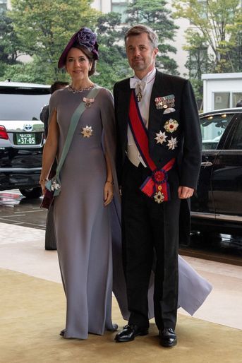 La princesse Mary et le prince héritier Frederik de Danemark à Tokyo, le 22 octobre 2019