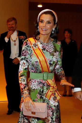 La reine Letizia d&#039;Espagne à Tokyo, le 22 octobre 2019