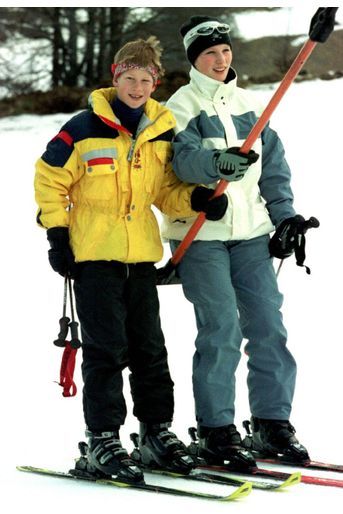 Ski en Suisse avec Harry, en 1998