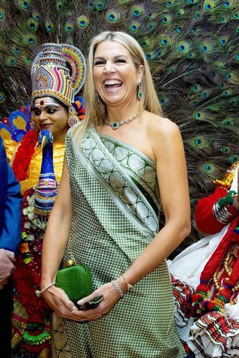 La reine Maxima des Pays-Bas à Kochi, le 17 octobre 2019