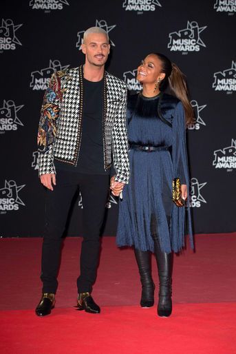 Matt Pokora et Christina Milian aux NRJ Music Awards, samedi 4 novembre
