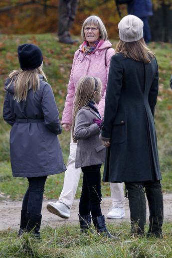 La princesse Mary de Danemark et ses filles à Klampenborg, le 5 novembre 2017