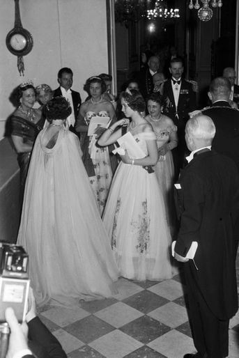 La future reine Sofia d’Espagne, née princesse Sophie de Grèce et de Danemark, en France en 1956