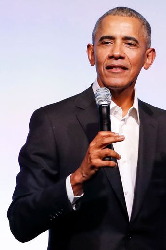 Barack Obama au sommet de l&#039;Obama Foundation à Chicago, le 31 octobre 2017.