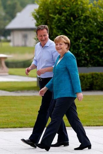 Cameron et Angela Merkel 