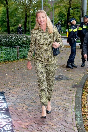 La princesse Mabel des Pays-Bas, veuve du prince Friso, à Amsterdam le 8 octobre 2019