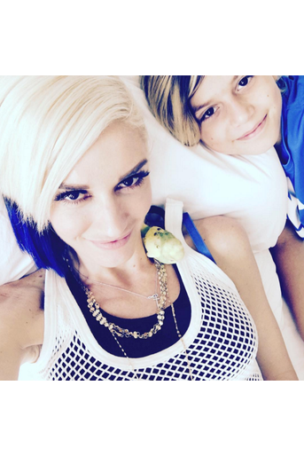 Gwen Stefani et son fils Kingston