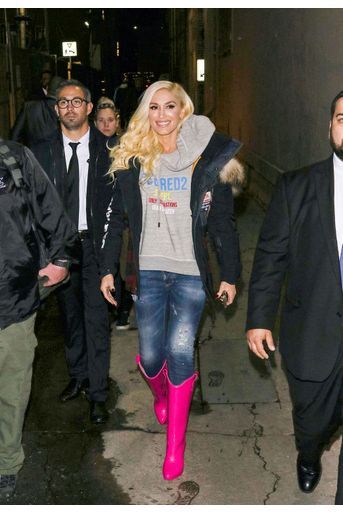 Gwen Stefani à la sortie du «Jimmy Kimmel Live» à Los Angeles en 2018. 