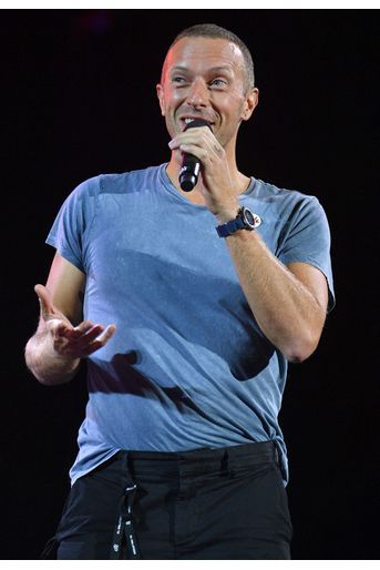 Chris Martin lors du Global Citizen Festival à New York le 28 septembre 2019