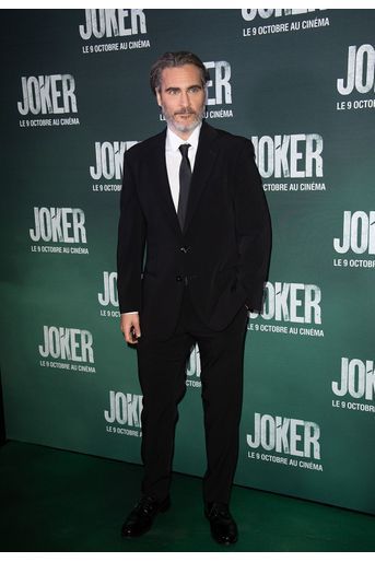 Joaquin Phoenix à la première du film «Joker» à l&#039;UGC Normandie à Paris le 23 septembre 2019