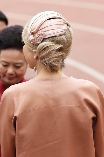 La reine Maxima des Pays-Bas à Pékin, le 25 octobre 2015