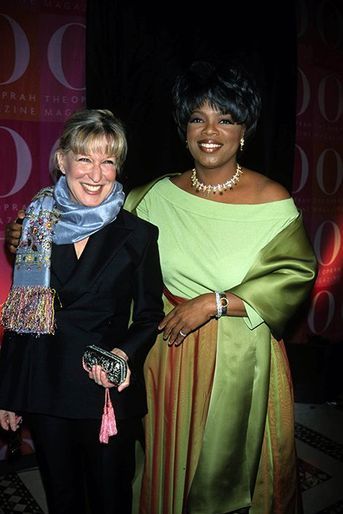 Avec Bette Midler en 1990