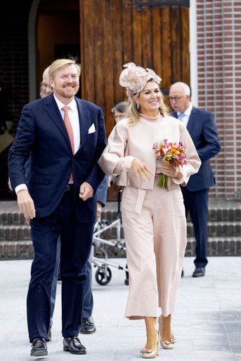 La reine Maxima et le roi Willem-Alexander des Pays-Bas à Hoogeveen, le 18 septembre 2019