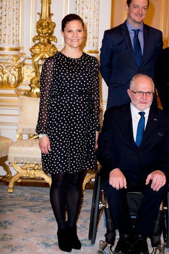 La princesse Victoria de Suède à Luxembourg, le 15 octobre 2015