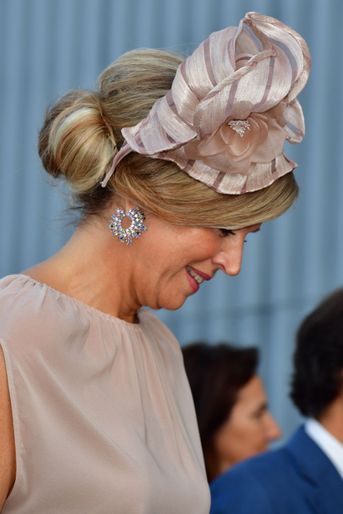 La reine Maxima des Pays-Bas à Alverca do Ribatejo, le 11 octobre 2017