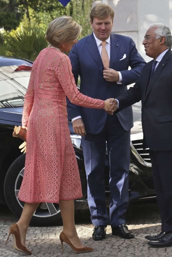 La reine Maxima des Pays-Bas à Lisbonne, le 11 octobre 2017