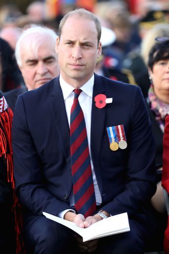 Le prince William au cimetière militaire de Tyne Cot en Belgique, le 12 octobre 2017