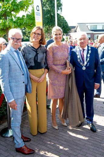 La reine Maxima des Pays-Bas, en Natan, à Giessenburg, le 10 septembre 2019
