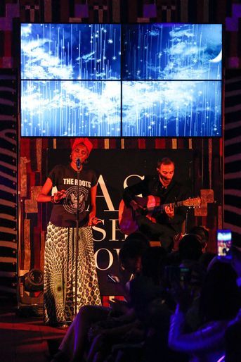 La chanteuse Imany au Casa Fashion Show, le samedi 7 octobre 2017.