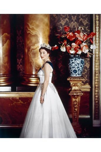 Portrait officiel à Buckingham Palace, 1955