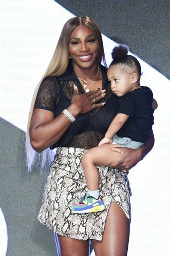 Serena Williams et sa fille Alexis Olympia