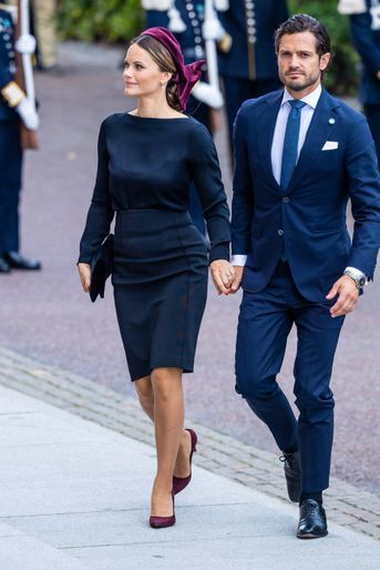 La princesse Sofia et le prince Carl Philip de Suède à Stockholm, le 10 septembre 2019