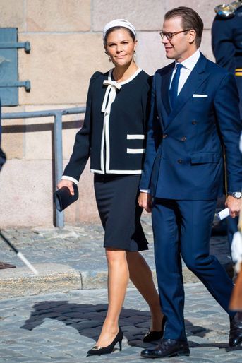 La princesse Victoria de Suède et le prince consort Daniel à Stockholm, le 10 septembre 2019