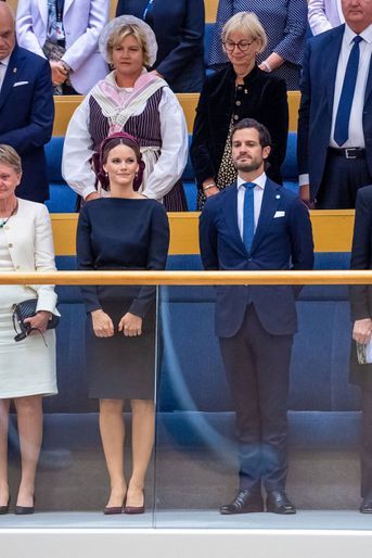 La princesse Sofia et le prince Carl Philip de Suède à Stockholm, le 10 septembre 2019