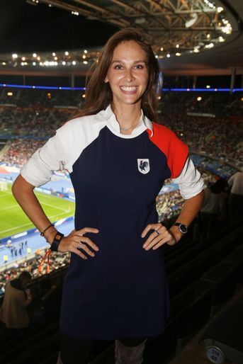 Ophélie Meunier au Stade de France, le 10 octobre 2017.