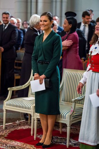 La princesse Victoria de Suède à Uppsala, le 3 octobre 2017