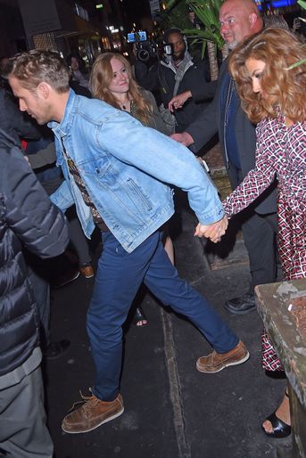 Ryan Gosling et Eva Mendes à New York, le 1er octobre 2017.