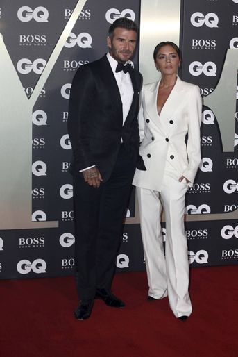 David et Victoria Beckham à la soirée "GQ Men Of The Year"