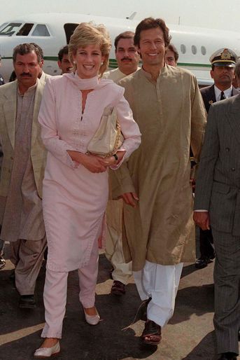 Lady Diana à Lahore au Pakistan, en avril 1996