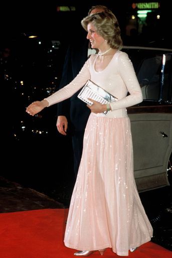Lady Diana à Londres, le 30 mars 1984