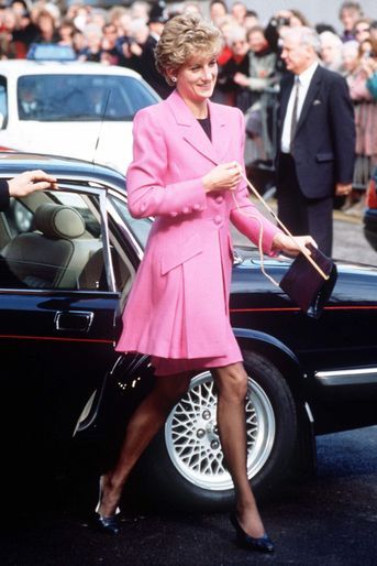 Lady Diana à Manchester, le 17 mars 1993