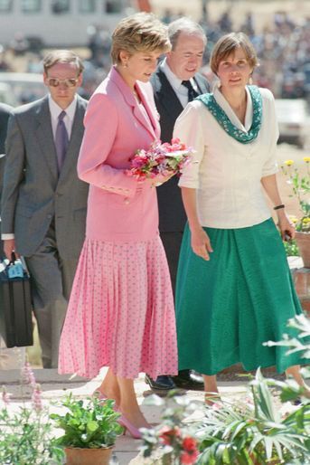 Lady Diana au Népal, le 2 mars 1993