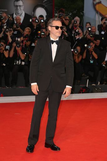 Joaquin Phoenix à la 76e édition du festival international du film de Venise, pour le film "Joker"