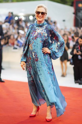 Meryl Streep à la 76e édition du festival international du film de Venise, pour le film "The Laundromat"