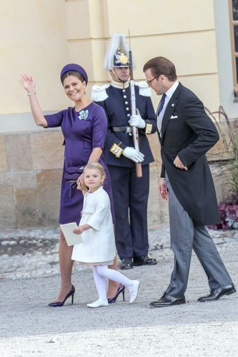 Le fils de la princesse Madeleine de Suède en photos  - Le baptême du petit prince Nicolas