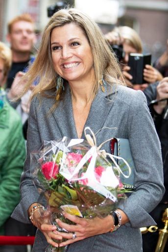 La reine Maxima des Pays-Bas à Amsterdam, le 6 octobre 2015