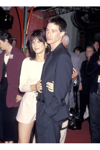 Keanu Reeves en 1994 avec Sandra Bullock pour «Speed»