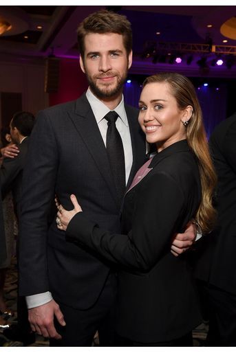 Miley Cyrus et Liam Hemsworth en février 2019