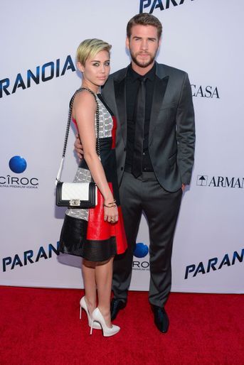 Miley Cyrus et Liam Hemsworth en 2013