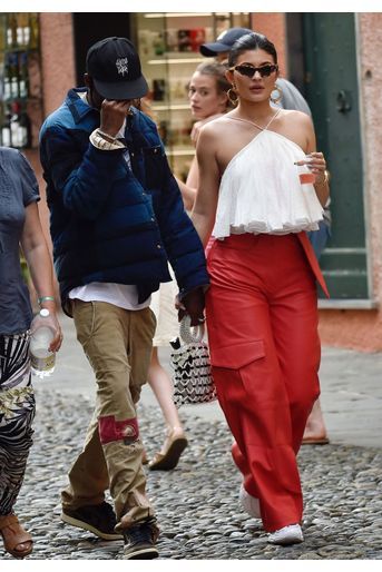 Kylie Jenner et Travis Scott à Portofino le 12 août 2019